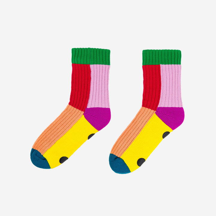 Kaleidoscope Knit House Socks VR534