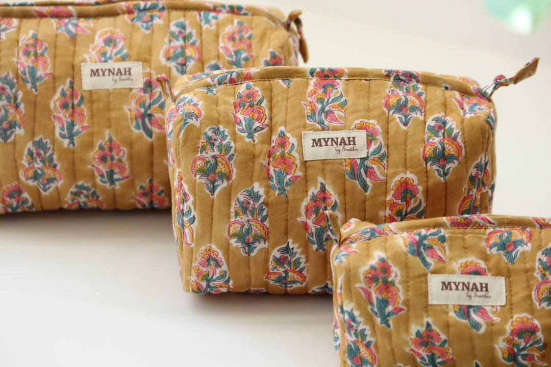 Henna motif print travel/makeup/organizer/wet bag MH875
