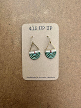 Load image into Gallery viewer, Beaded Arch Earrings - Mermaid 41504