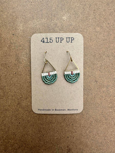 Beaded Arch Earrings - Mermaid 41504