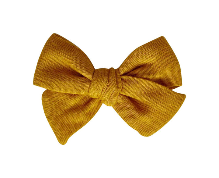 Golden Double Gauze  - Baby Mess Bow