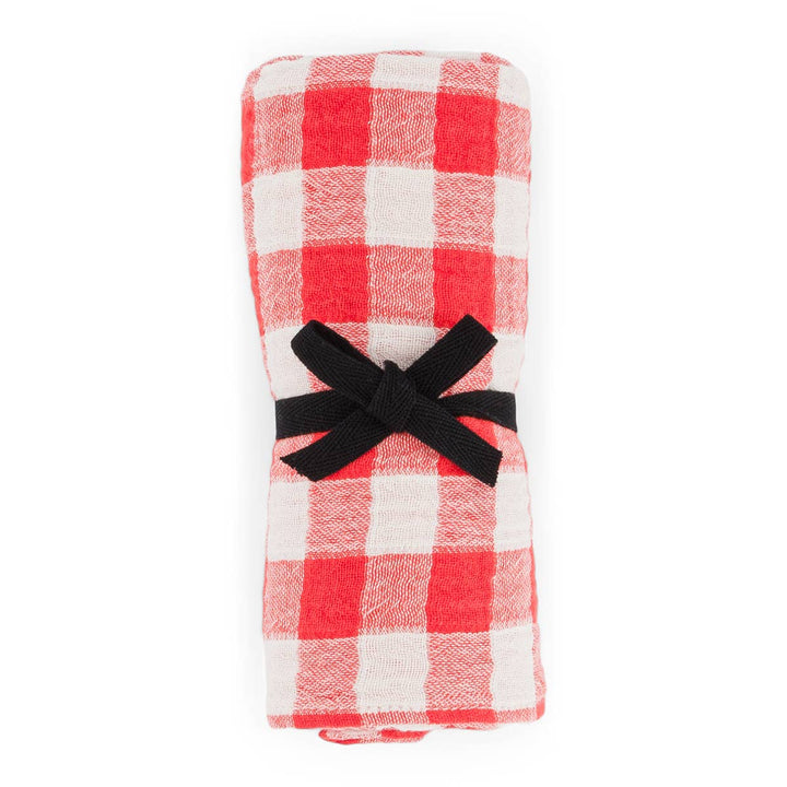 BIANCA SWADDLE GINGHAM TOMATO