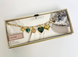 Earth's Heartbeat Charm Necklace LN03