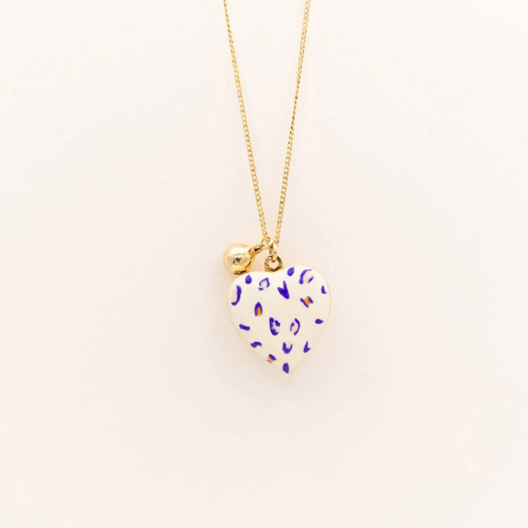 Heart Locket Photo Necklace Gold ACC10