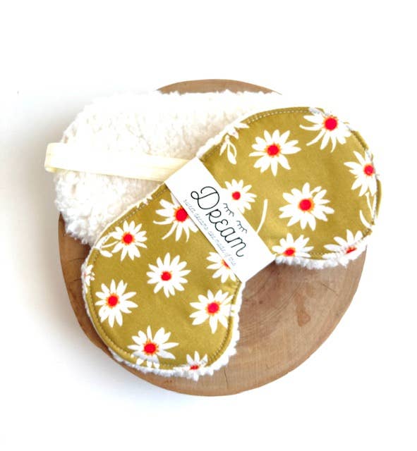 Sleep Mask / Sweet Dreams Sleep Mask /  Field of Daisy