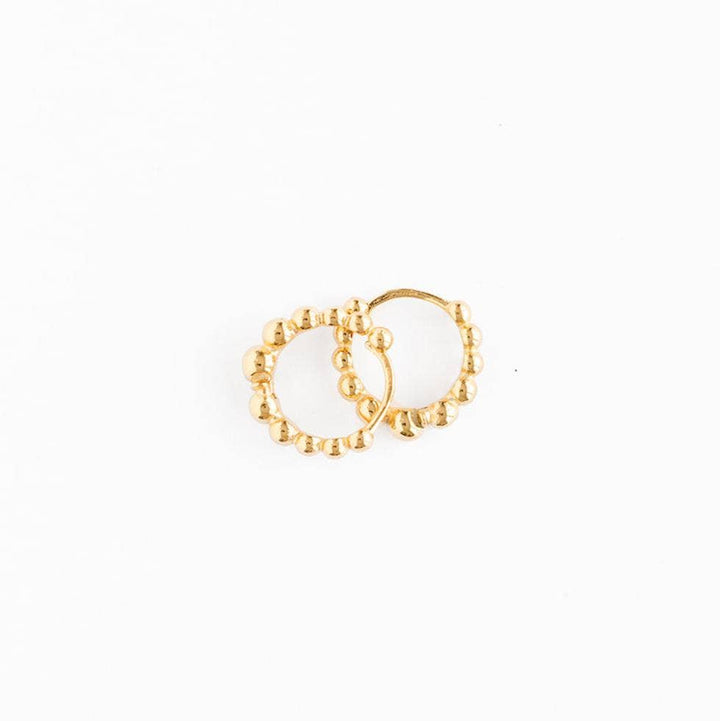 Beaded Huggie Hoop PP891