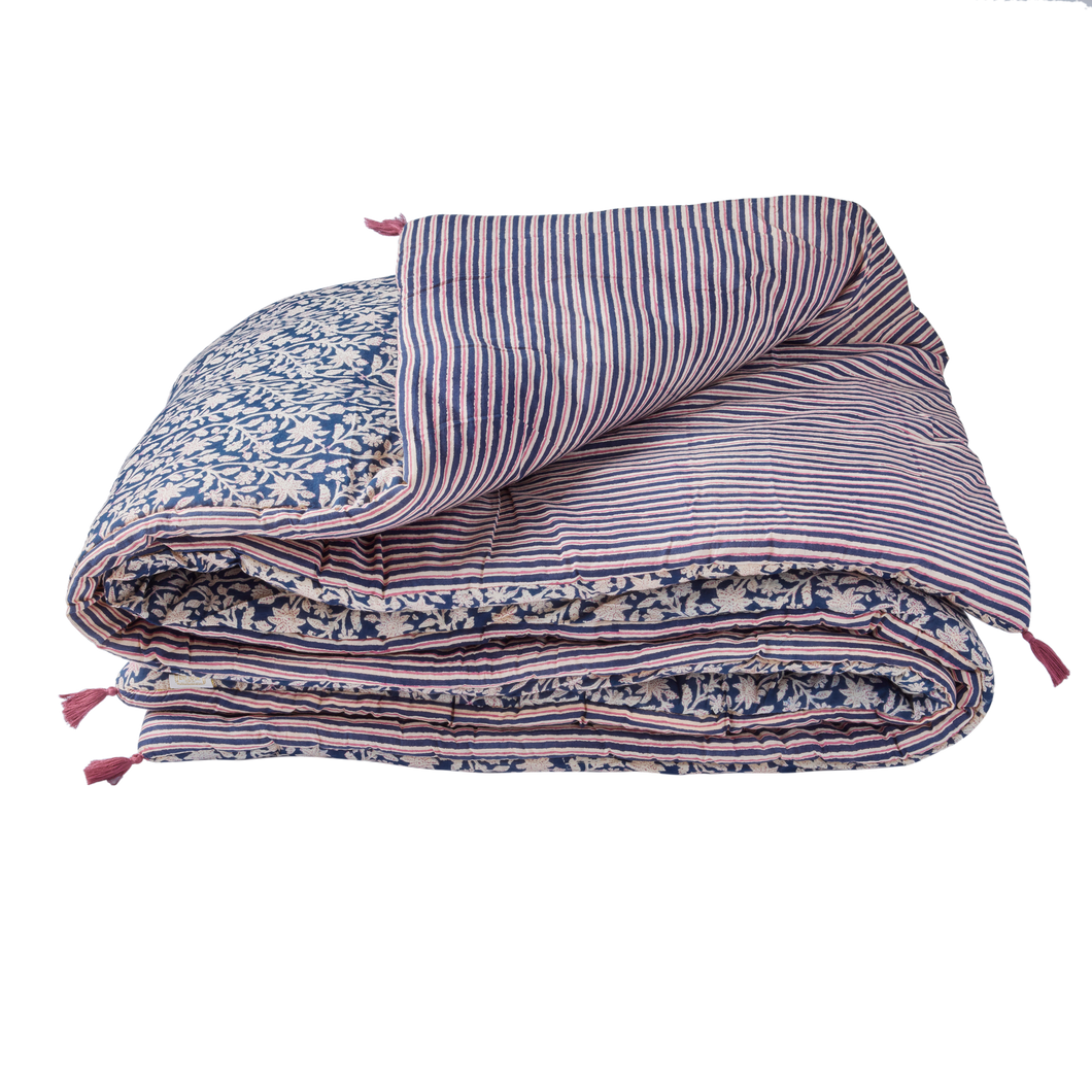 SOFA COVER GOA INDIGO
