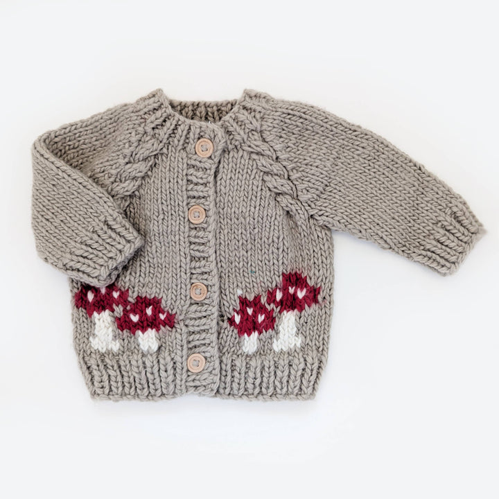 Mushroom Pebble Cardigan Sweater Baby &amp; Toddler