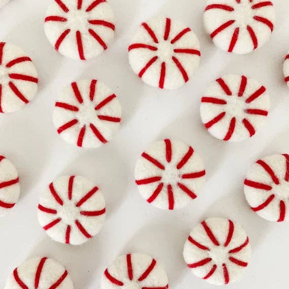 Peppermint With Red Stripes