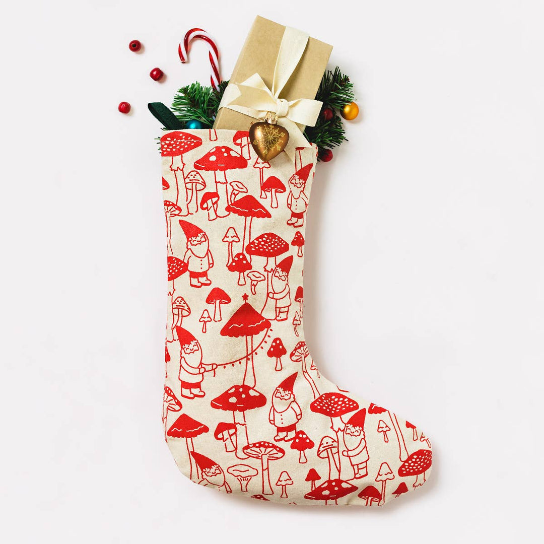 Gnome Mushroom Stocking ST236