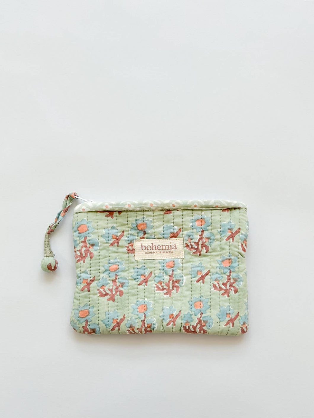 Posie Zip Pouch, Duck Egg