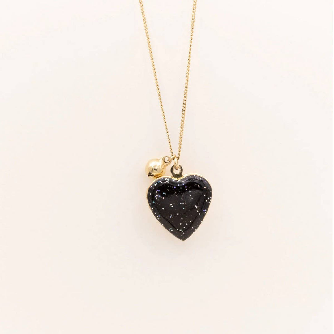 Heart Locket Photo Necklace Gold ACC10