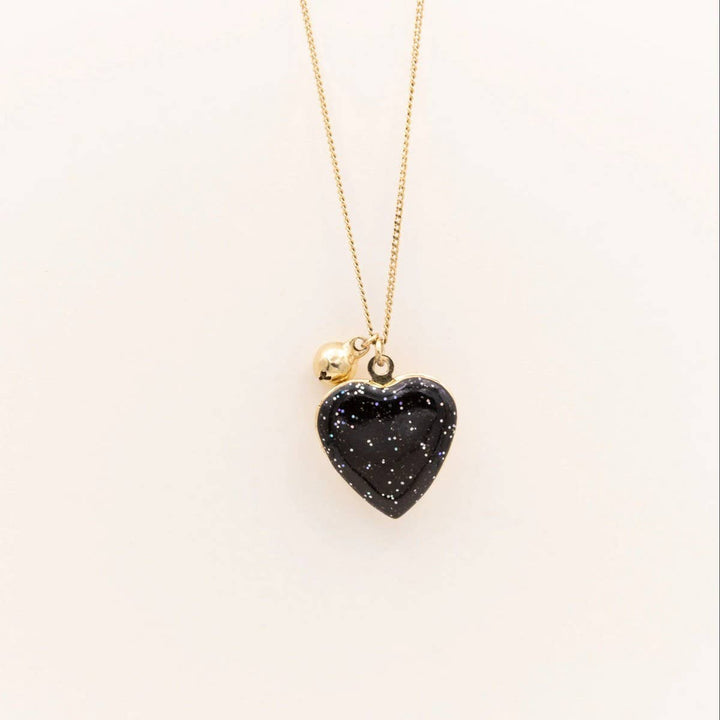Heart Locket Photo Necklace Gold ACC10