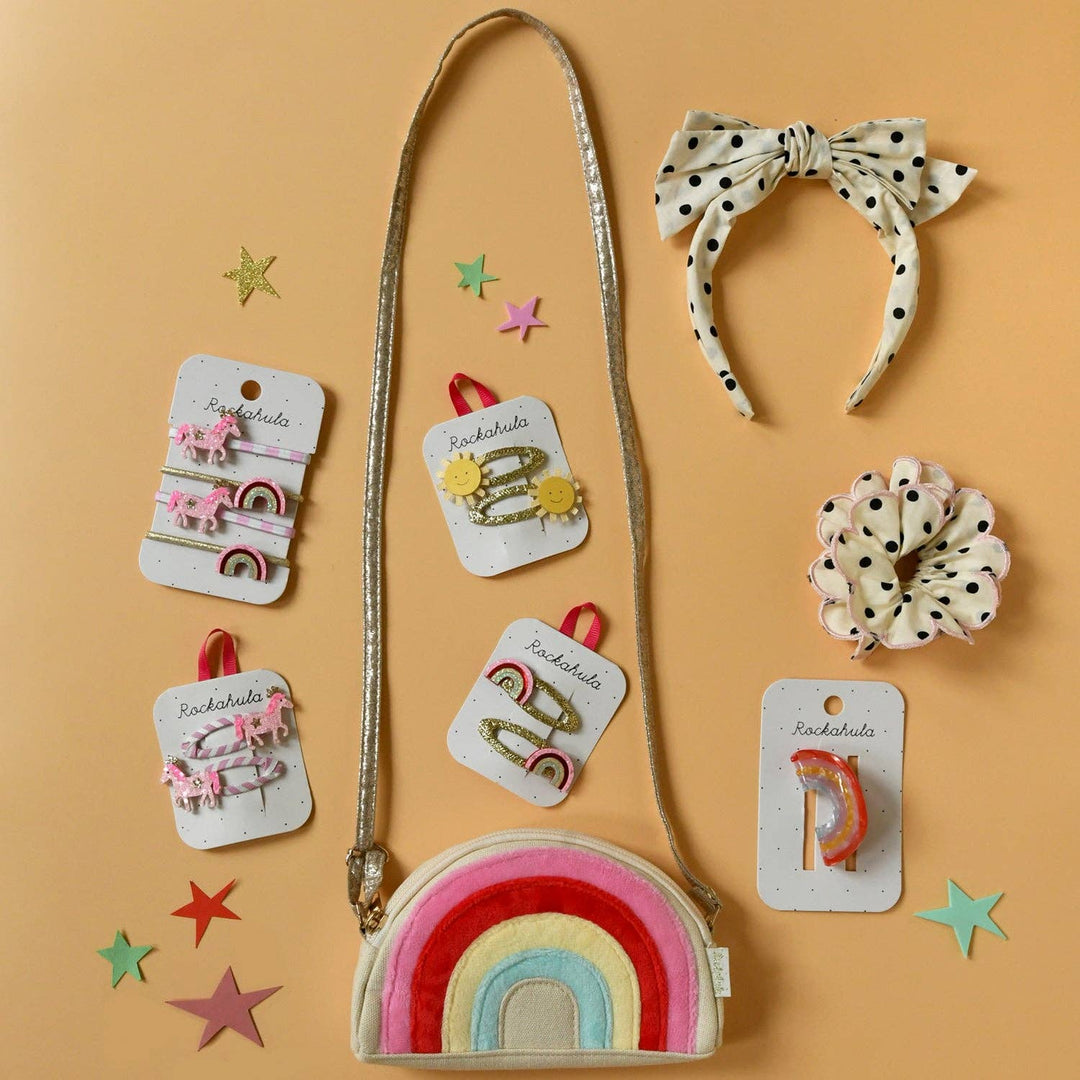 Polka Dot Double Bow Headband
