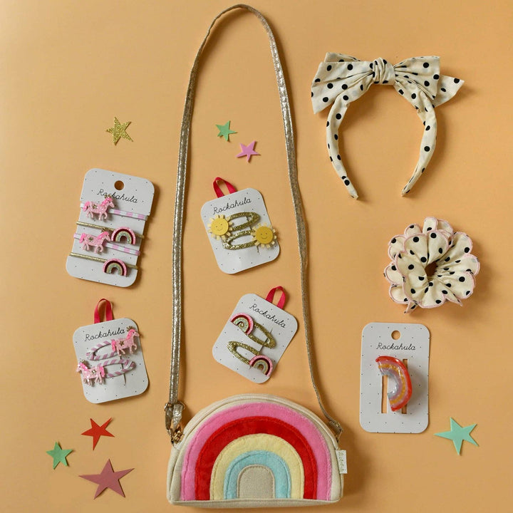 Polka Dot Double Bow Headband