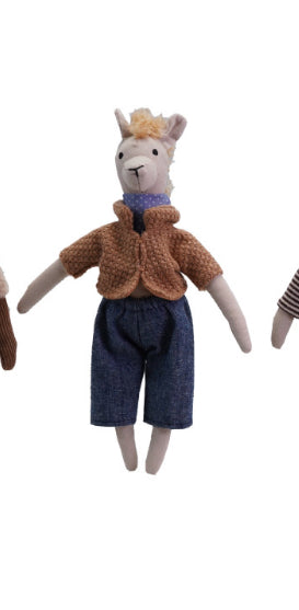 Llamas in clothes
