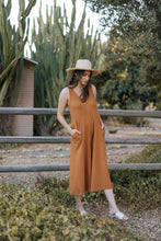 Load image into Gallery viewer, Lakeside Wide Leg Jumpsuit - Saddle Brown