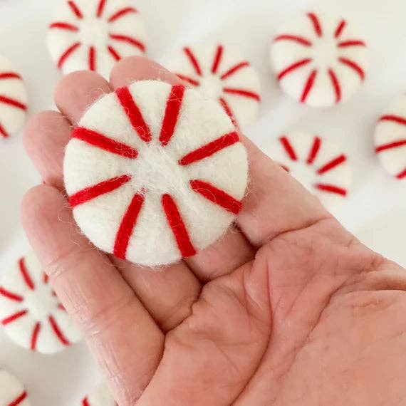 Peppermint With Red Stripes