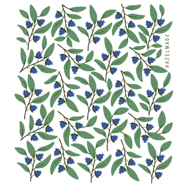 Blueberries Tea Towel / Kitchen Decor / Midwest Made HM105