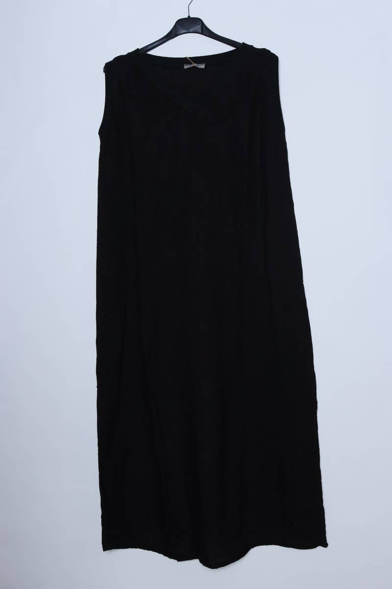 Sleeveless Short Dresses in 100% Linen REF. 10090