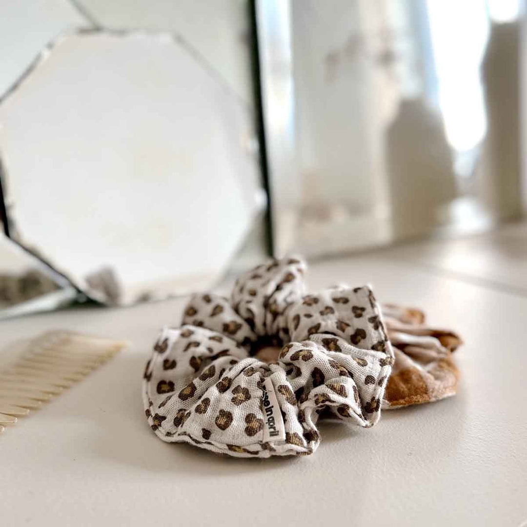 SCRUNCHIE VICHY CARAMEL
