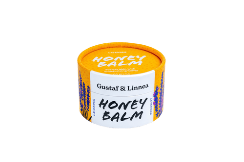 Honey balm in paper packaging - English version