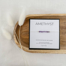 Load image into Gallery viewer, Amethyst Silk Bracelet