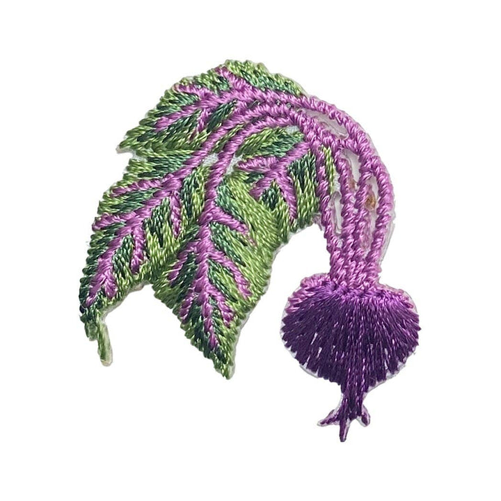 Purple Beets - Vegetables - Embroidered Iron on Patch