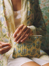 Load image into Gallery viewer, Posie Zip Pouch, Buttermilk