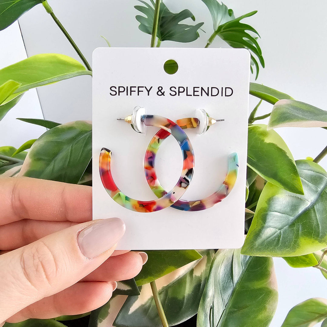 Camy Hoops - Fiesta // Earrings, Jewelry, Gifts, Best Seller SS523