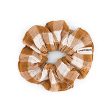 Load image into Gallery viewer, SCRUNCHIE VICHY CARAMEL