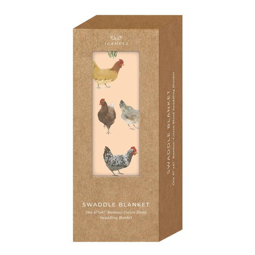 Chicken Meadows Baby Swaddle CT26