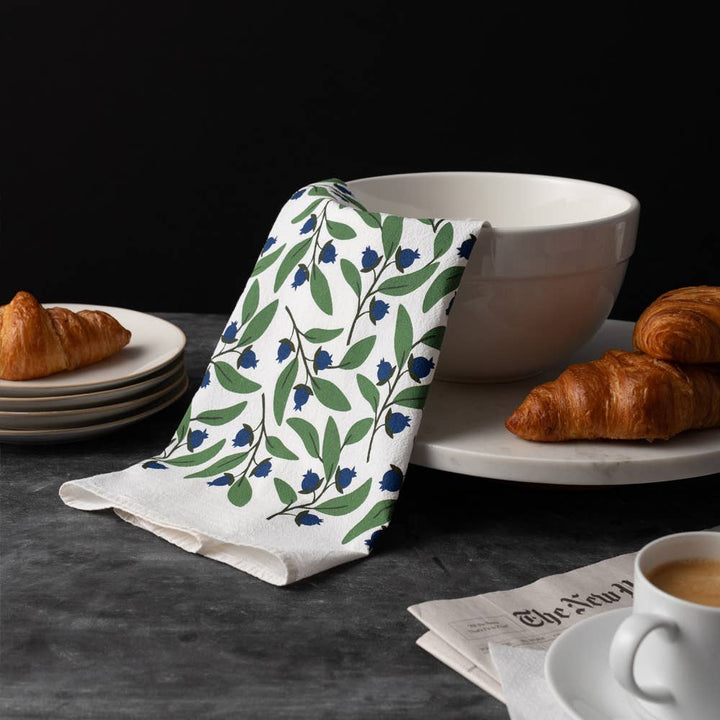 Blueberries Tea Towel / Kitchen Decor / Midwest Made HM105
