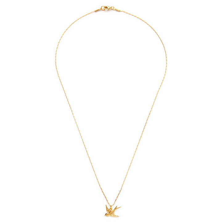 Tiny Swallow Bird Necklace AS29