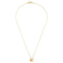 Load image into Gallery viewer, Tiny Swallow Bird Necklace AS29