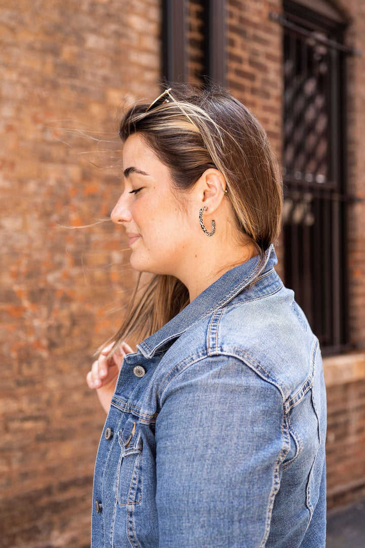 Camy Hoops - Black Dot // Jewelry, Earrings, Fall SS233