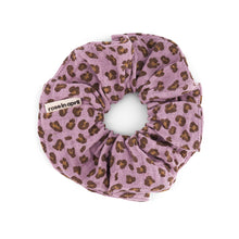 Load image into Gallery viewer, SCRUNCHIE MINI LEOPARD LILAC