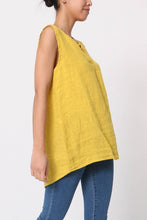 Load image into Gallery viewer, Lea &amp; Luc 100% Linen Tank Top REF. 38009