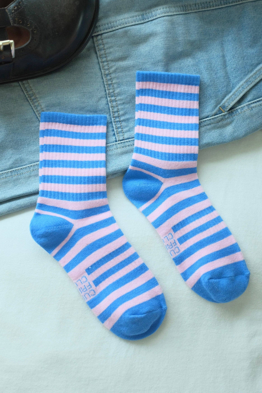 Retro Ribbed Striped Socks Spring time