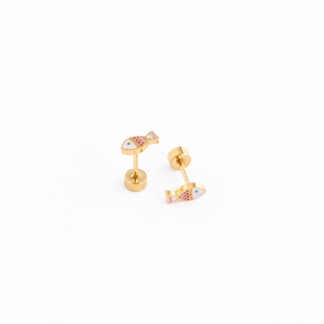 Fish Stud Earrings PP452
