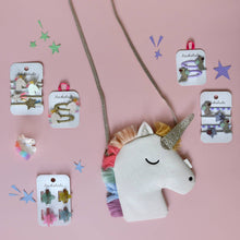 Load image into Gallery viewer, Rainbow Unicorn Clips