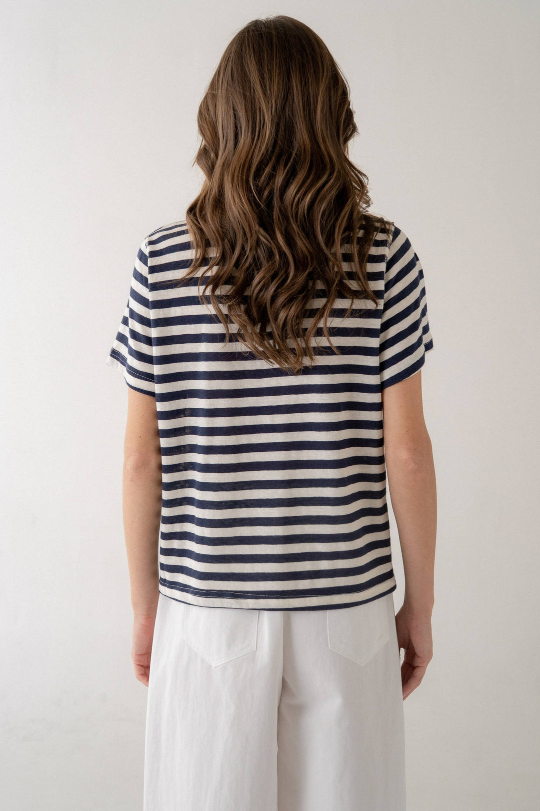 CLASSIC BOLD STRIPE CREW TEE EG98