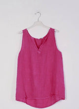 Load image into Gallery viewer, Lea &amp; Luc 100% Linen Tank Top REF. 38009