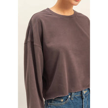 Load image into Gallery viewer, Cropped Crewneck Sweatshirt HYF11