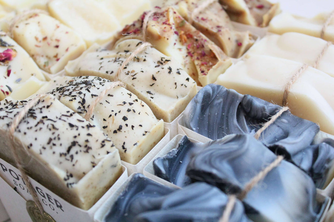 French Lavender Natural Handmade Bar Soap | Wrapped