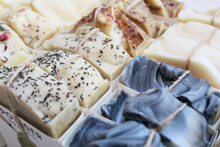 French Lavender Natural Handmade Bar Soap | Wrapped