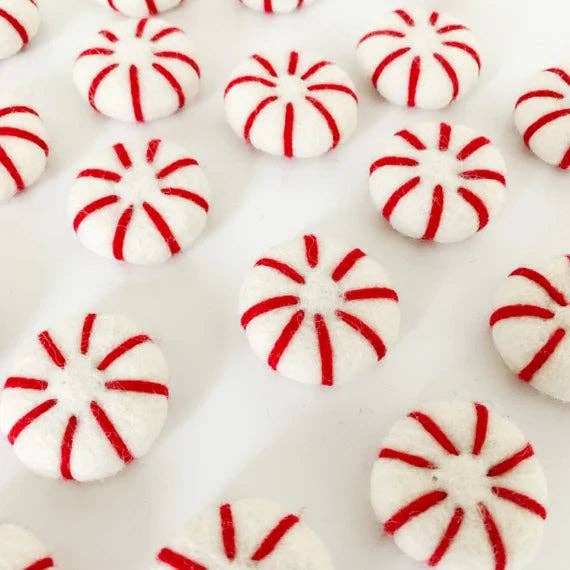 Peppermint With Red Stripes