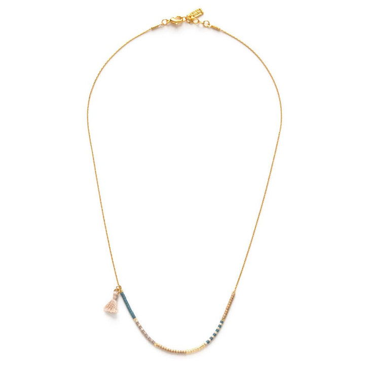 Sky- Japanese Seed Bead Necklaces AS60