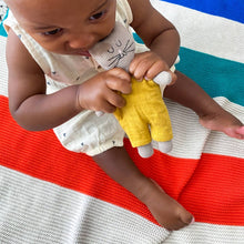 Load image into Gallery viewer, Cotton Knit Child&#39;s Rattle Toy: Cat
