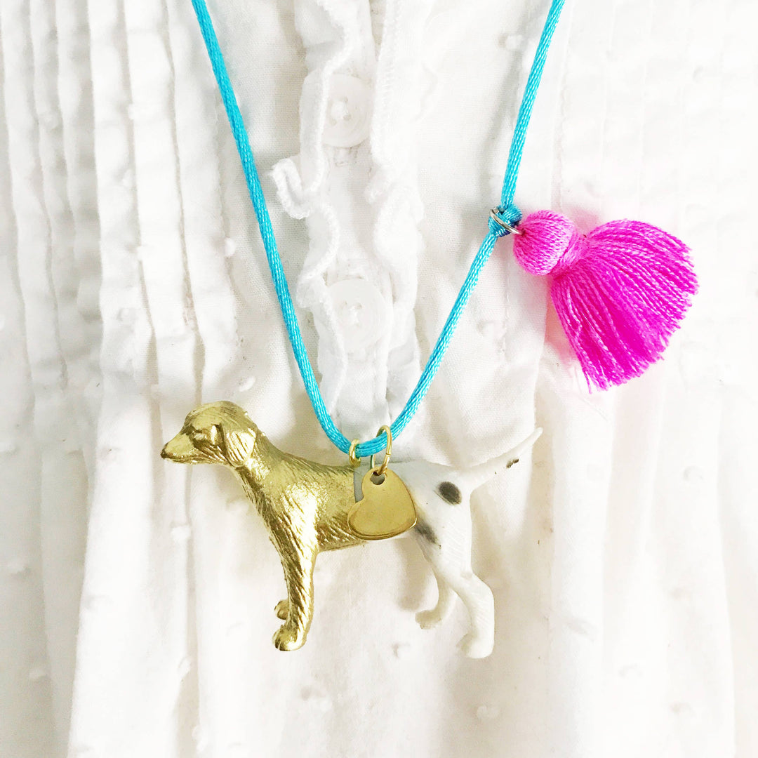 Dog Tassel Necklace